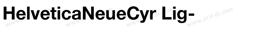 HelveticaNeueCyr Lig字体转换